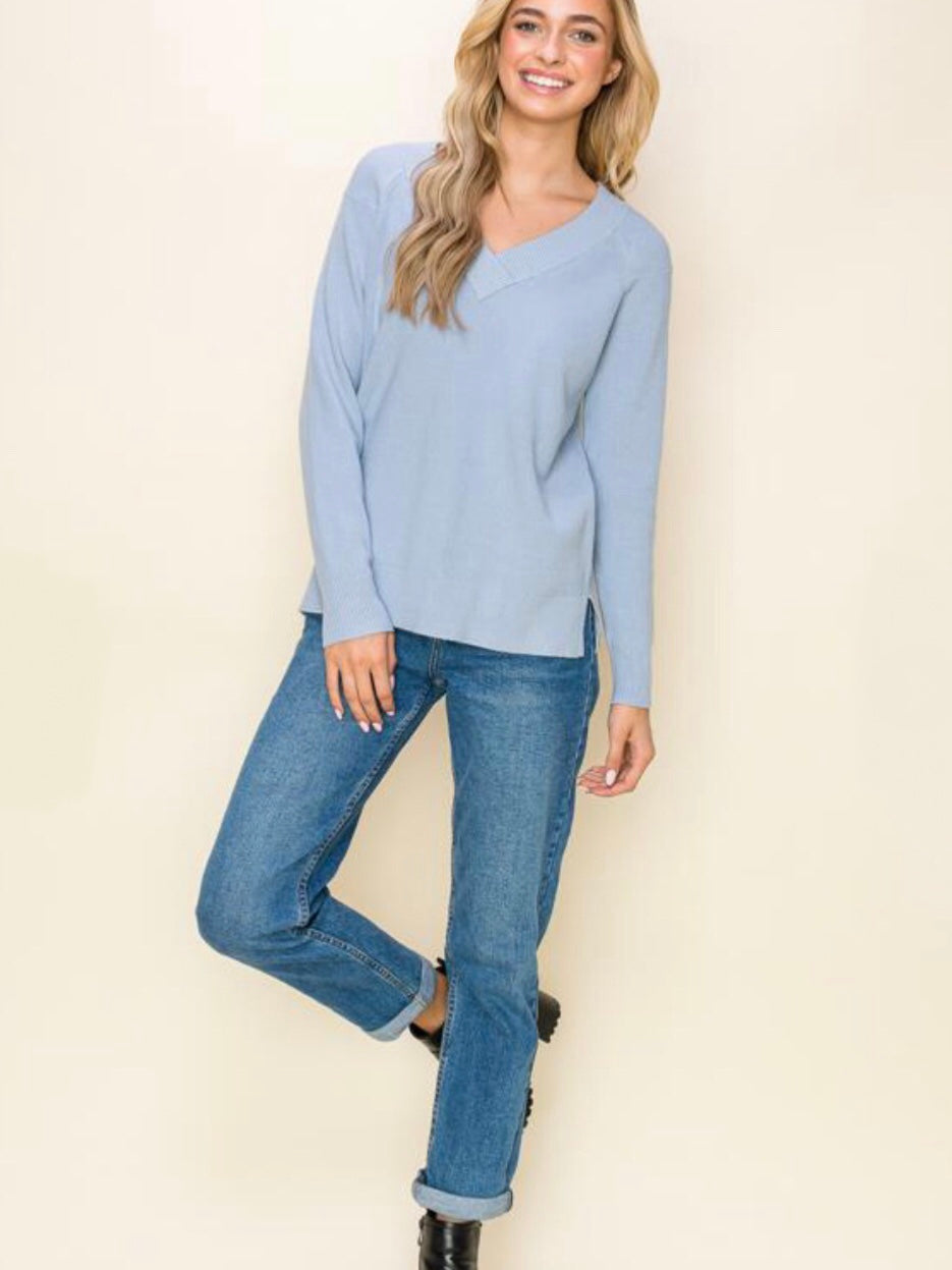 Oaklyn Sweater - Light Blue