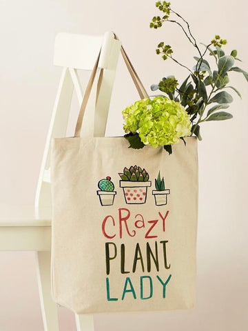 Crazy Plant Lady Tote