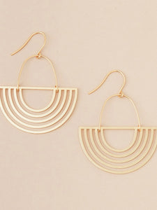 Refined Earring Collection - Solar Rays/Gold Vermeil
