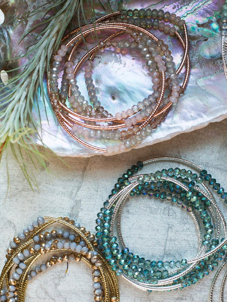 Silver Lining/Gold Scout Wrap Bracelet/Necklace