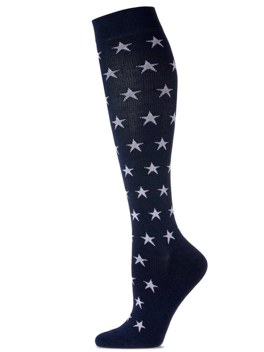 Old Glory 8-15 mmHg Bamboo Blend Compression Socks Navy