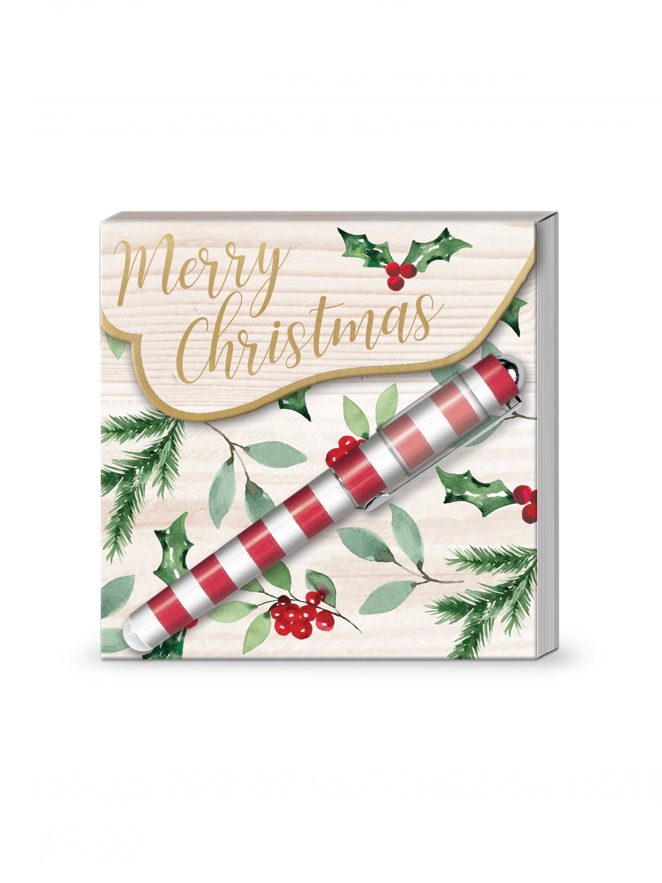 Holly Sprigs Matchbook Notepad