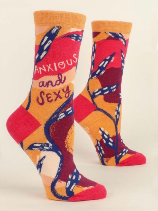 Women’s Anxious and Sexy Crew Socks