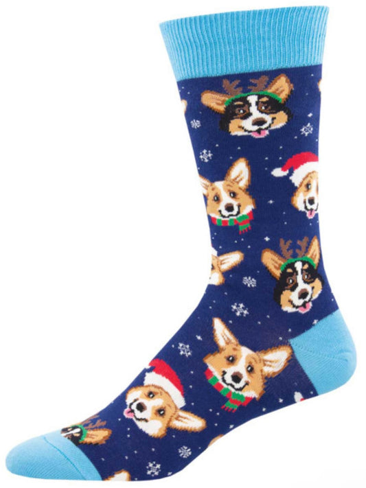 Men’s Happy Pawlidays Socks Navy
