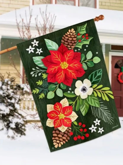 Boho Christmas Standard Flag (Flag Pole Sold Separately)