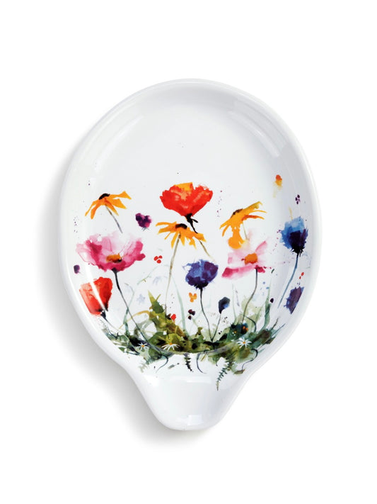 Wildflowers Oval Spoon Rest