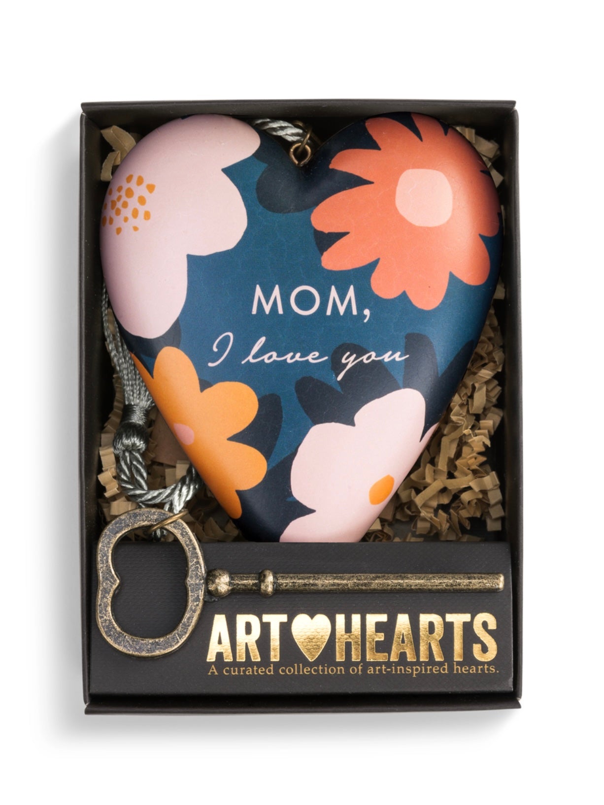 Mom I Love You Art Heart