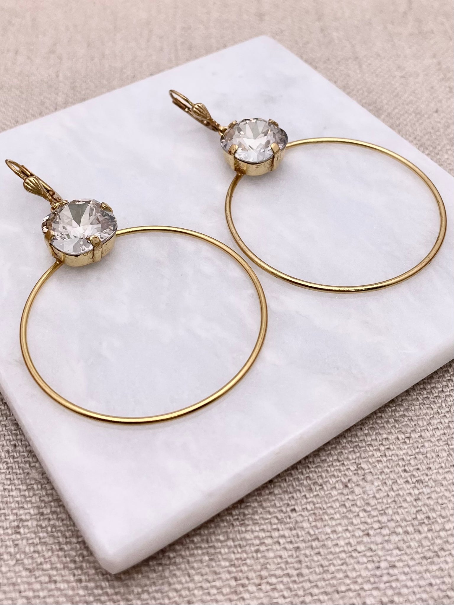 Carole Earrings - Gold with Shade