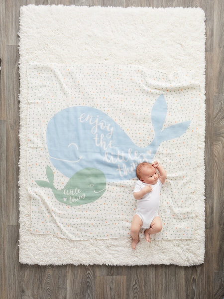 Enjoy the Little Things Swaddle