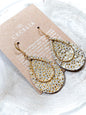 Cutie Teardrop Earrings with Teardrop Frame | Gold Bubble