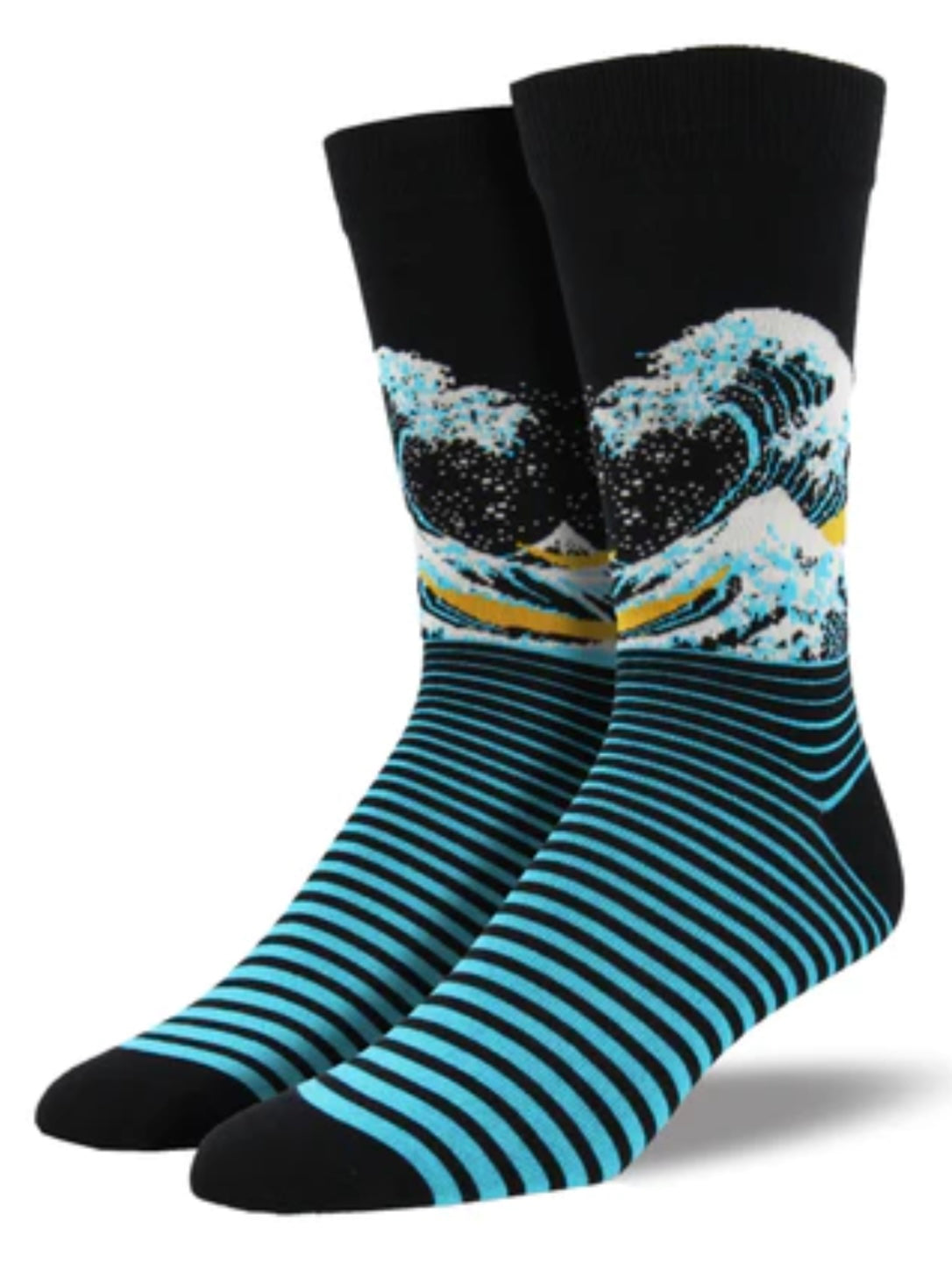 Men’s The Wave Socks Black