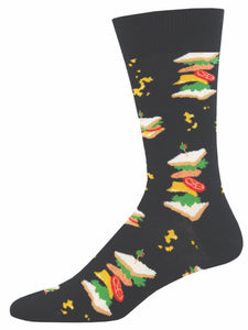 Men’s Sandwiches Socks Black