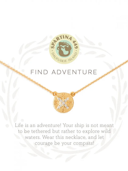 Sea La Vie Adventure Necklace - Gold