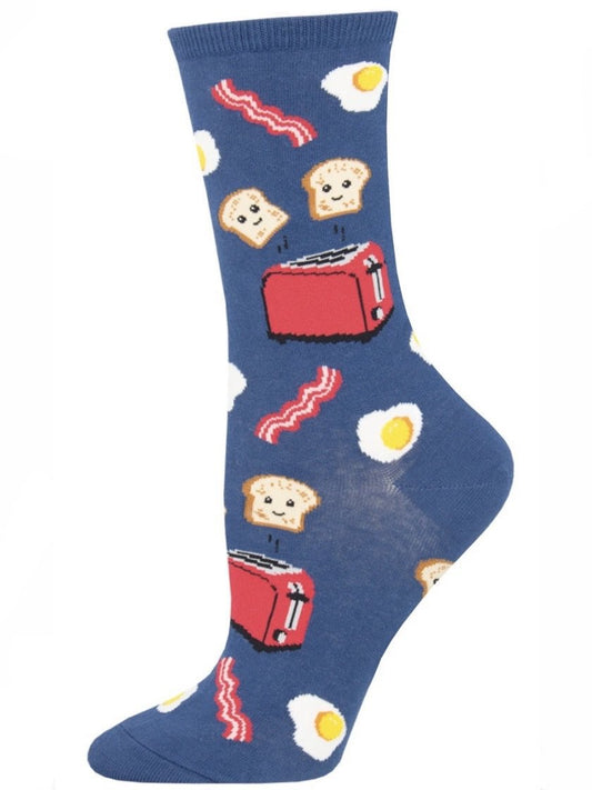 Women’s Good Morning Socks Blue