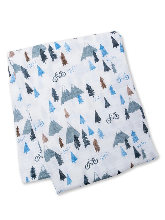 Mountain Top Swaddling Blanket