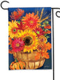 Fall Bushel Basket Garden Flag (Flag Stand Sold Separately)