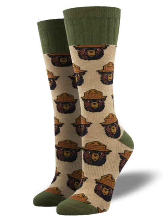 Women’s Outlands Smokey Bear Socks Hemp