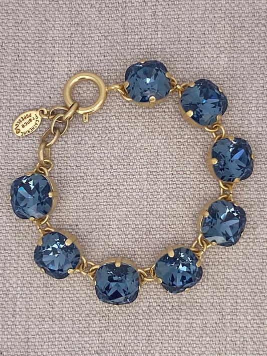 La Vie Classic Gold Bracelet - Midnight Blue