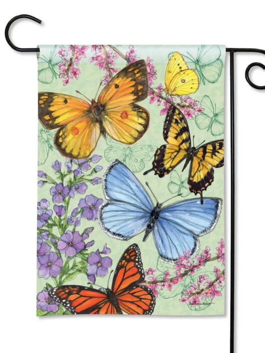 Butterfly Dance Garden Flag (Flag Stand Sold Separately)