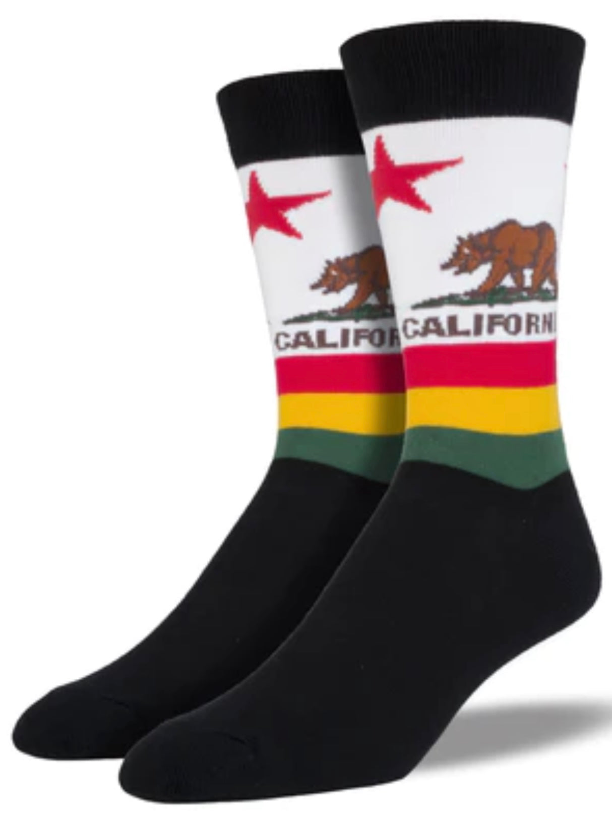 Men’s California Bear Socks Black