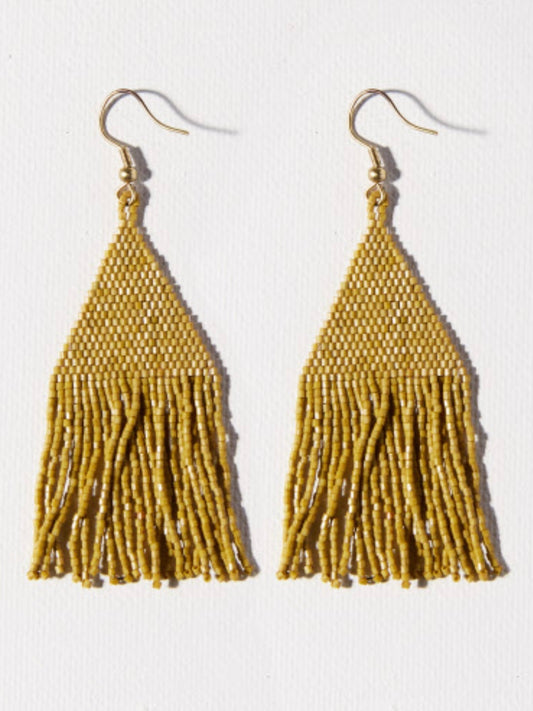 Citron Luxe Petite Fringe Earrings