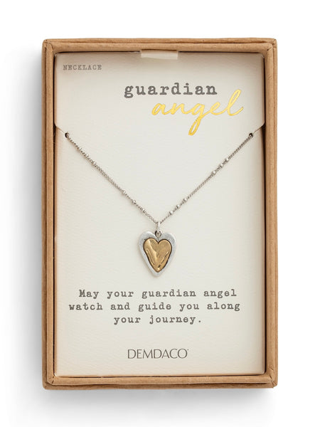 Guardian Angel Necklace - Heart