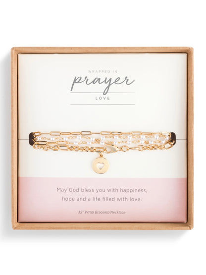 Wrapped in Prayer Necklace/Bracelet - Love