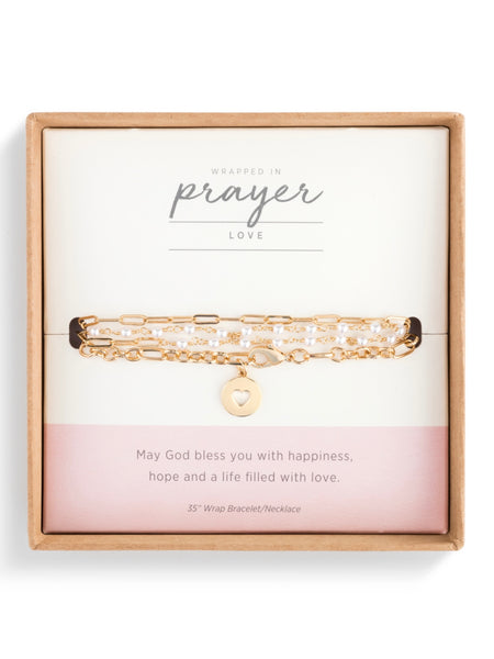 Wrapped in Prayer Necklace/Bracelet - Love