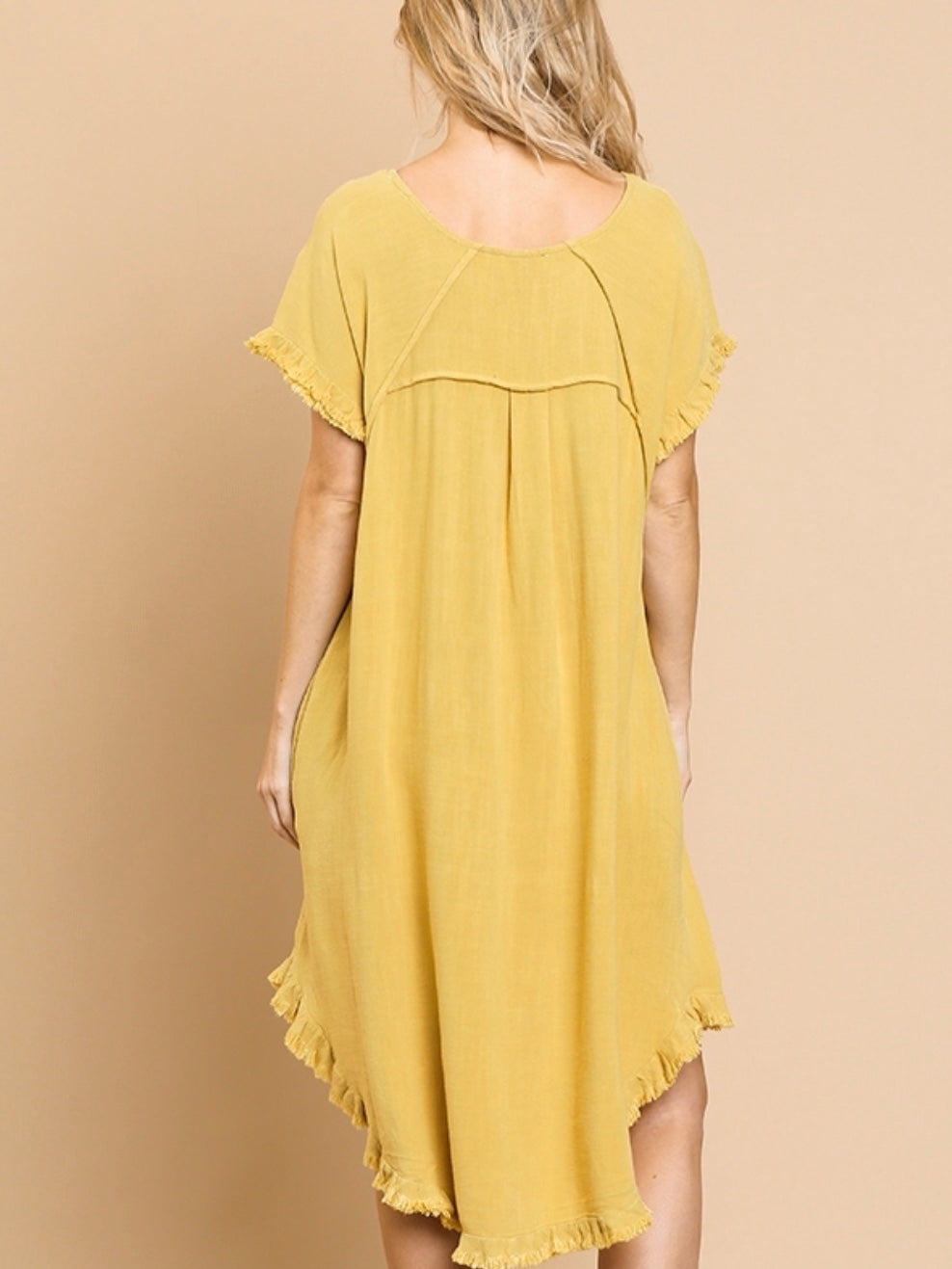 Natalia Dress - Golden Yellow