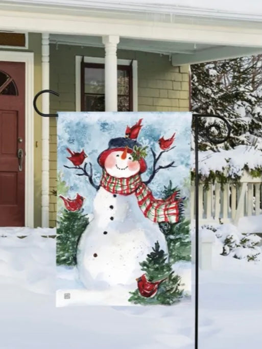 Snowman Friends Garden Flag (Flag Stand Sold Separately)