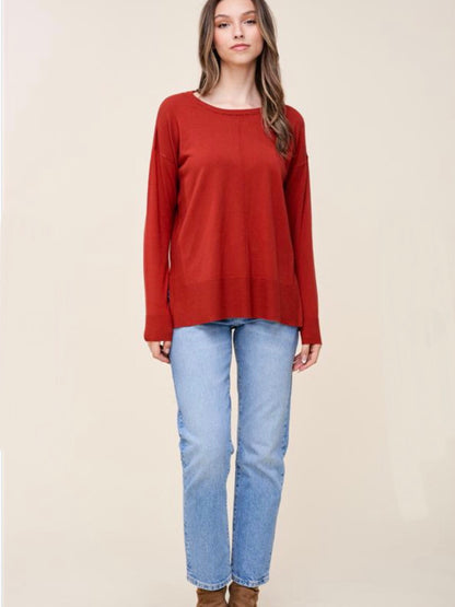 Aviana Sweater - Rust