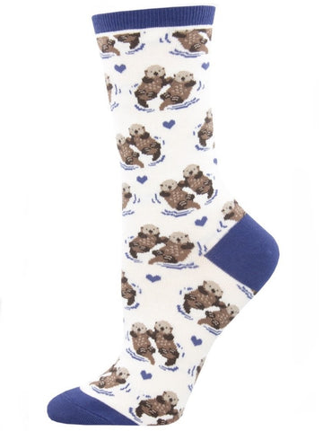 Women’s Significant Otter Socks White