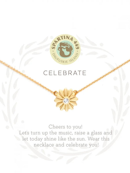 Sea La Vie Sunburst Necklace - Gold