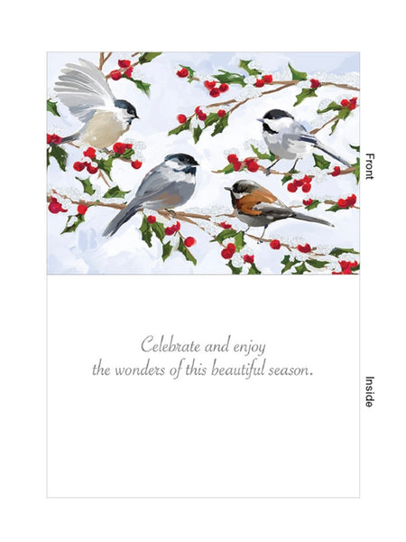 Birds & Holly Boxed Cards