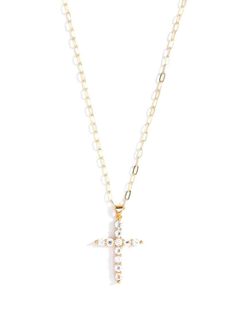 Large Cross Pendant Necklace