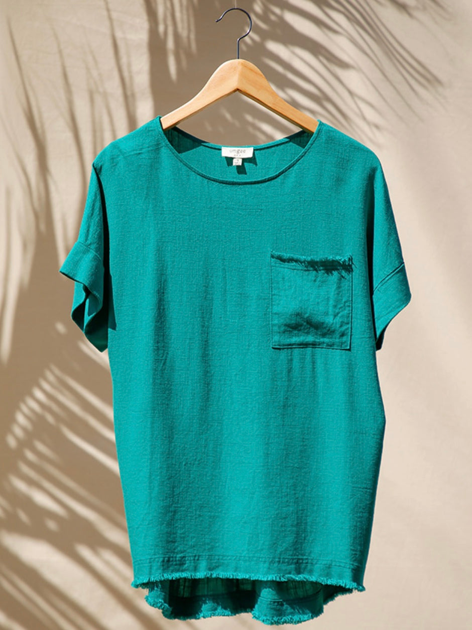 Brianna Top - Emerald Green