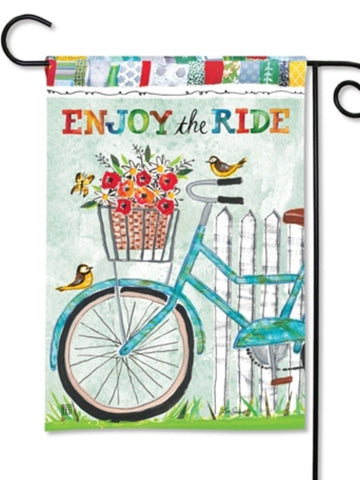 Enjoy the Ride Garden Flag (Flag Stand Sold Separately)