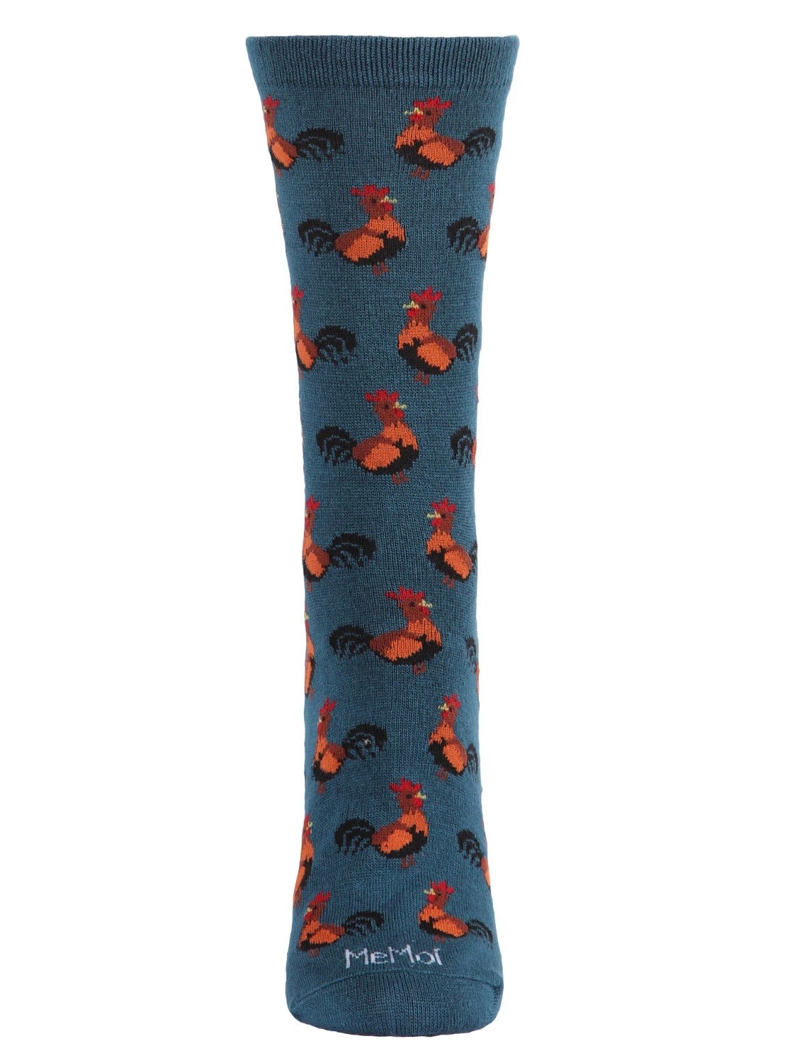 Women’s What the Cluck Bamboo Blend Crew Socks Legion Blue