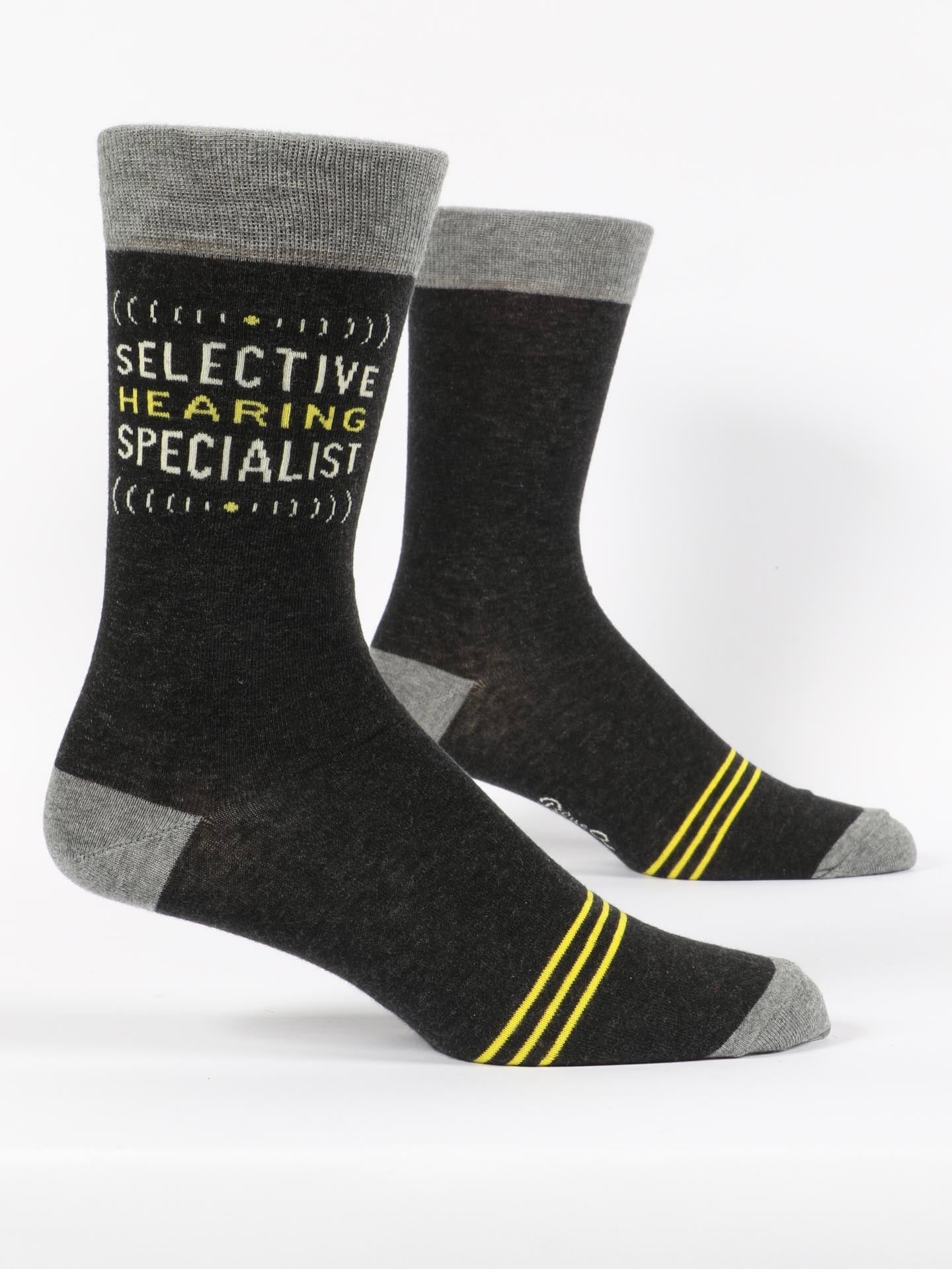 Men’s Selective Hearing Specialist Crew Socks
