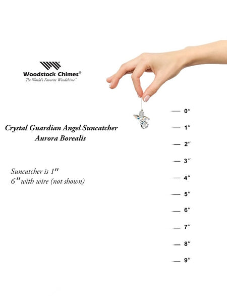Crystal Guardian Angel™ Sun Catcher - Aurora Borealis