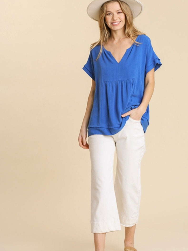 Serena Top - Cobalt