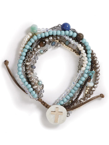 Your Journey Prayer Bracelet - Turquoise