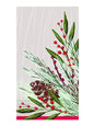 Holiday Pine Sprig Guest Napkin