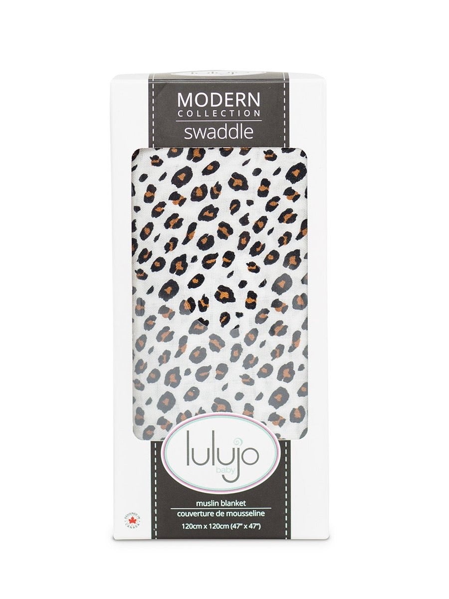 Leopard Swaddling Blanket