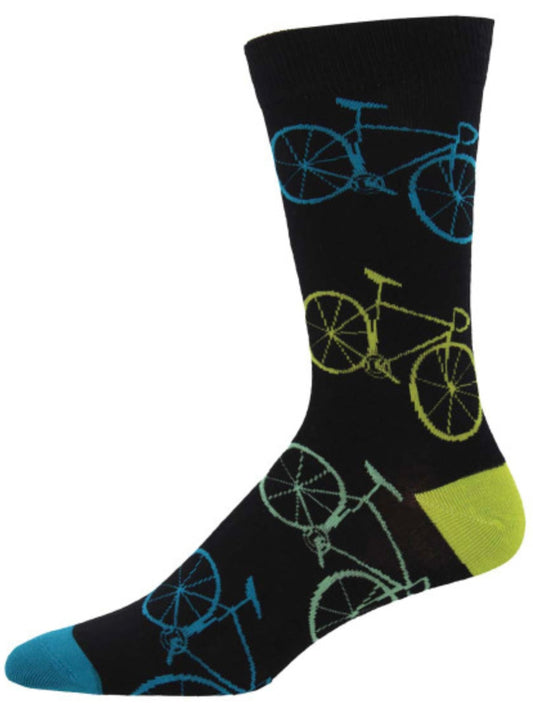 Men’s Bamboo Fixie Socks Black