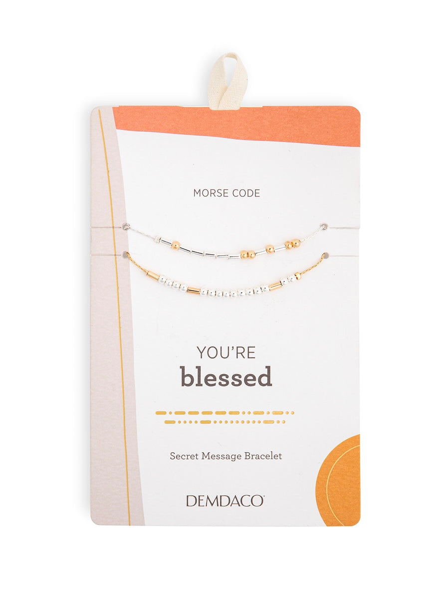 Morse Code Bracelet - You’re Blessed