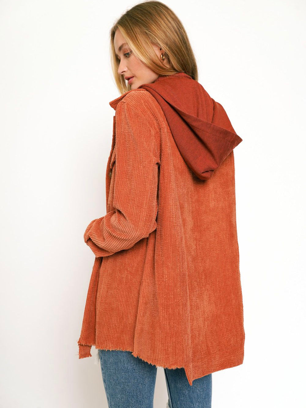 Antonella Corduroy Jacket - Brick