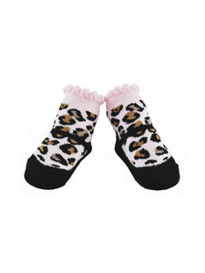 Black Leopard Baby Socks