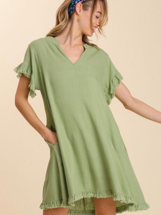 Carolina Dress - Pistachio