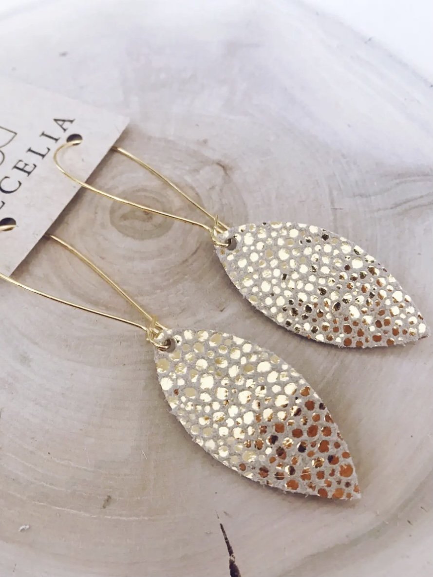 Drop Earrings Collection | Gold Bubble